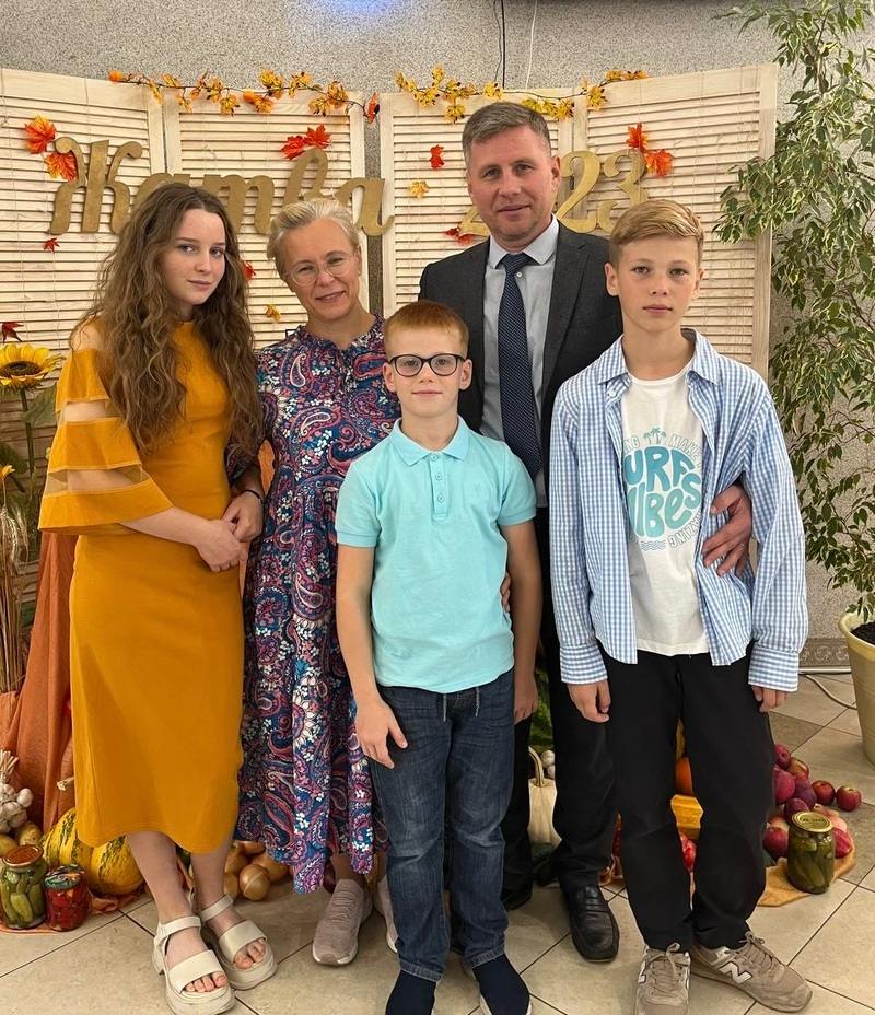 A minister and his family