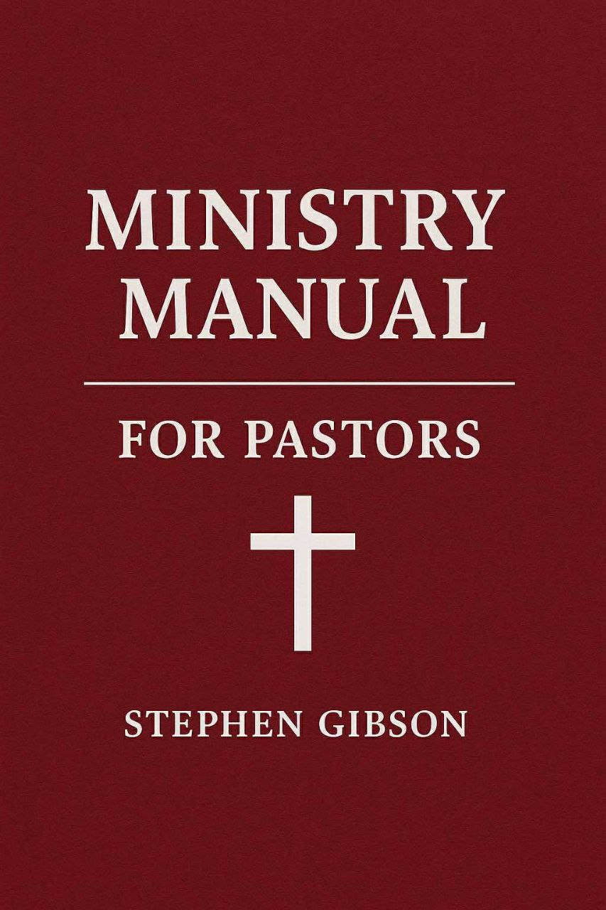 A picture of a ministry manual for pastors